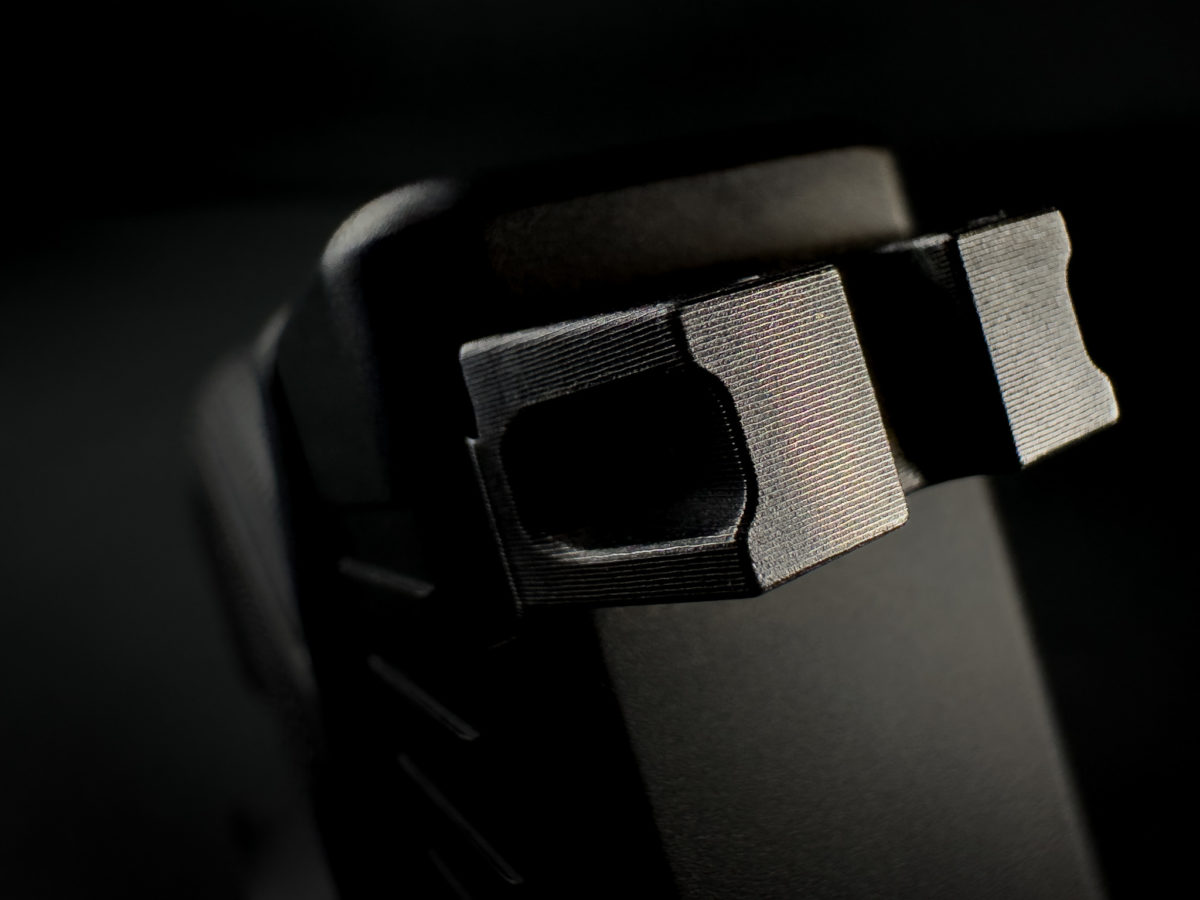 glock 17 suppressor sights stainless damascus